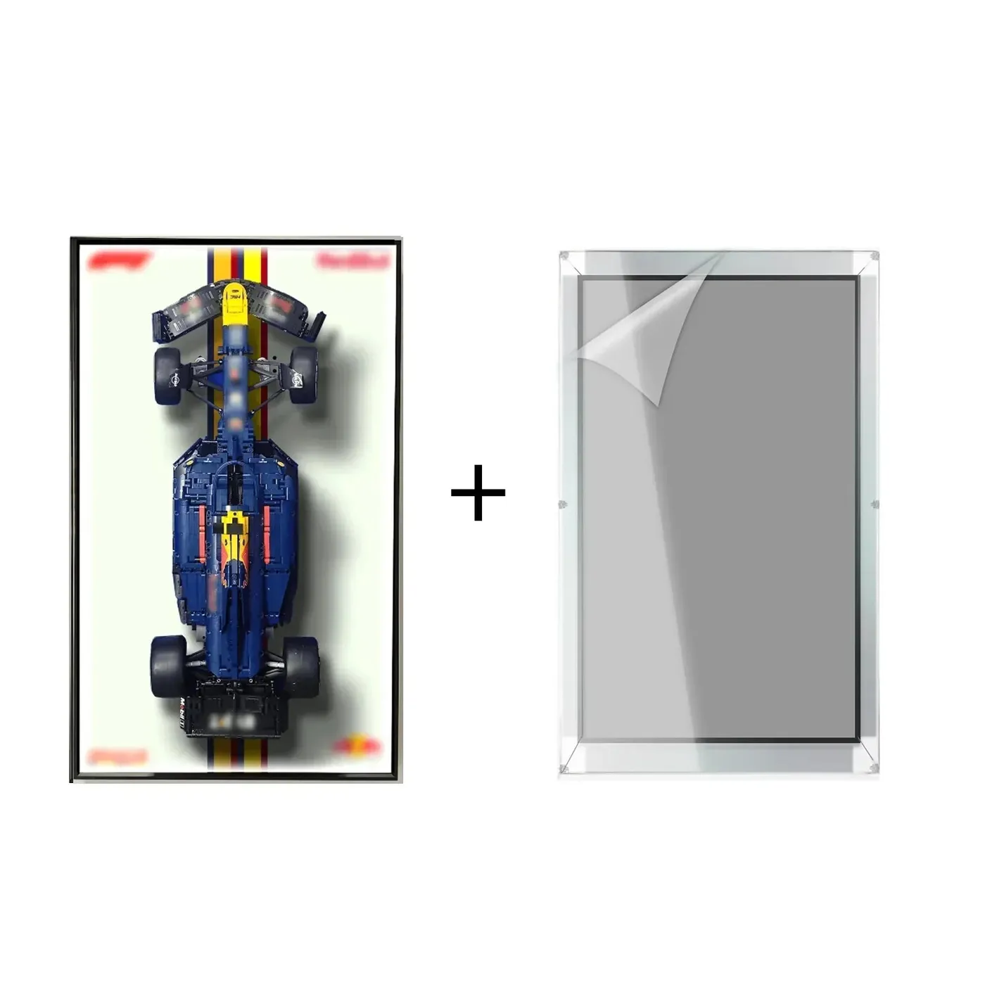 Wall display frame for LEGO Oracle Red Bull Racing RB20 F1 Car 42206 — 18