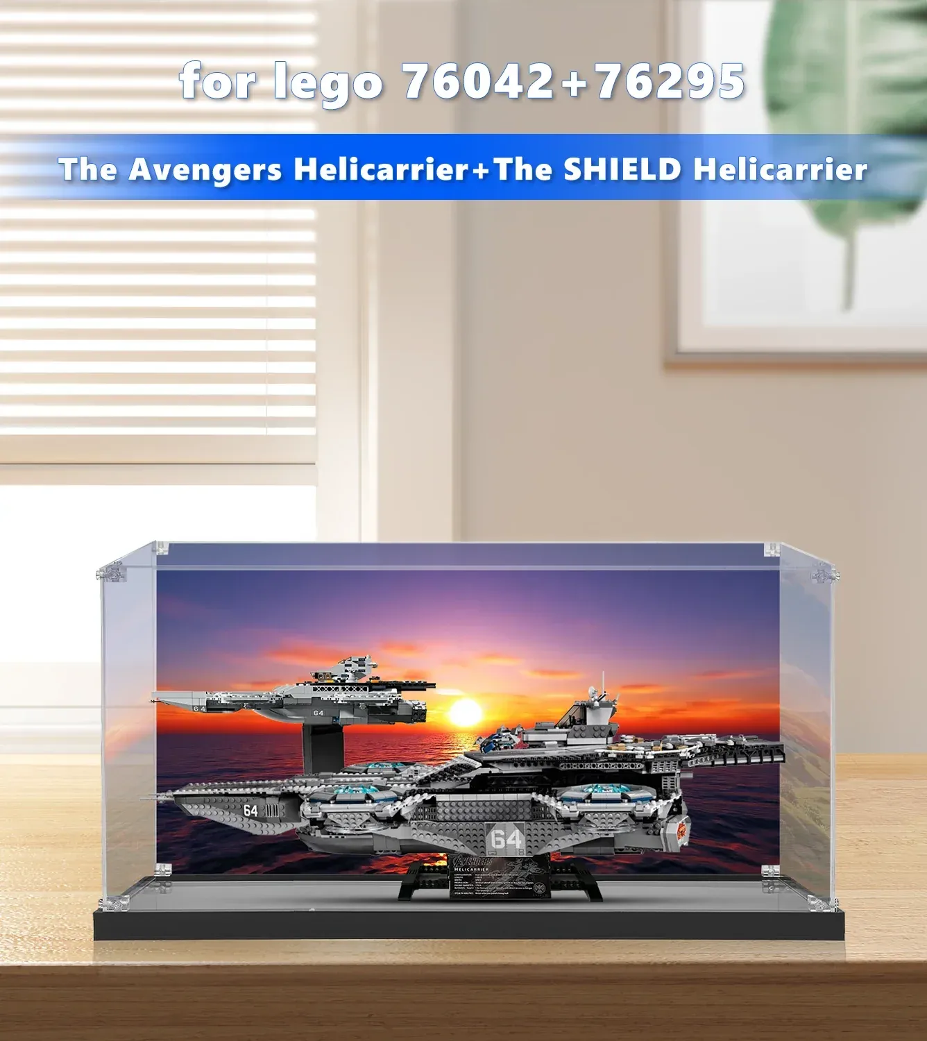 Vitrine für LEGO® Marvel Helicarrier 76042 und 76295 — 3