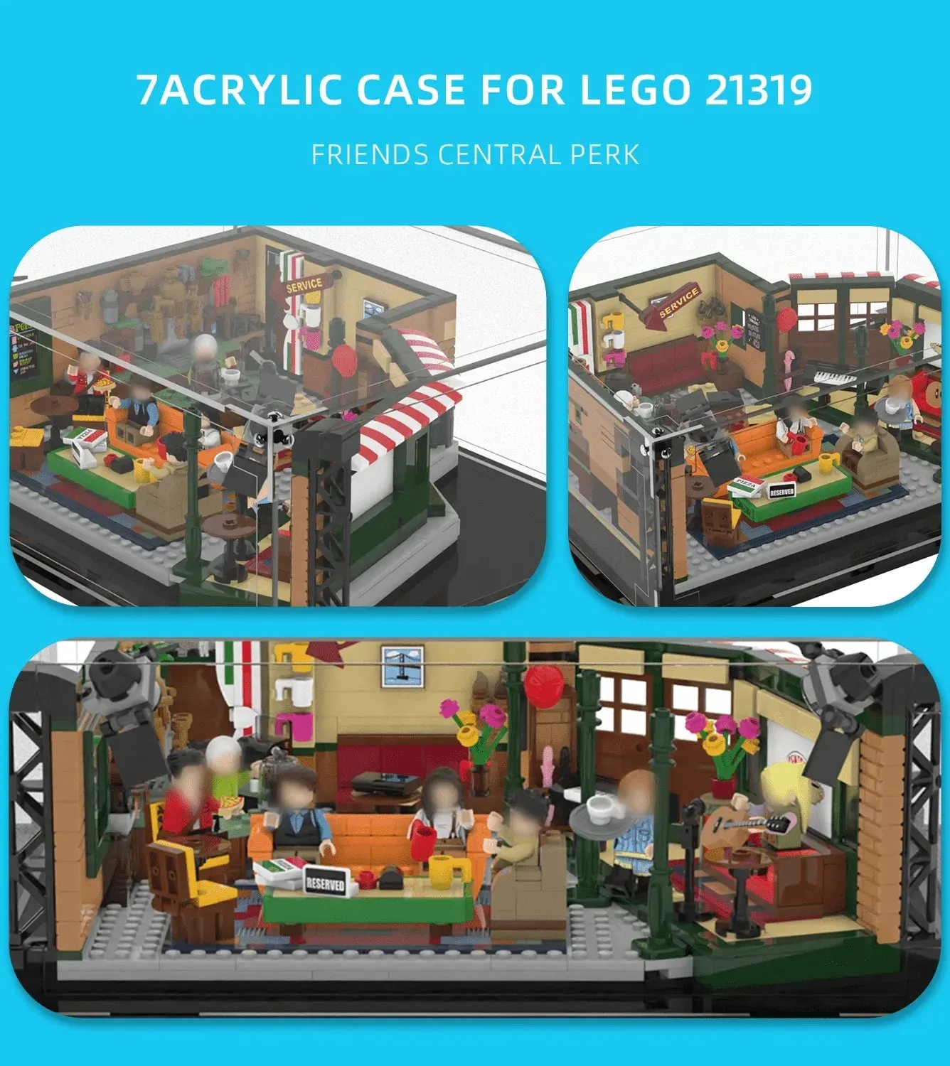 Eksponavimo dėžė Lego Friends Central Perk 21319 — 4