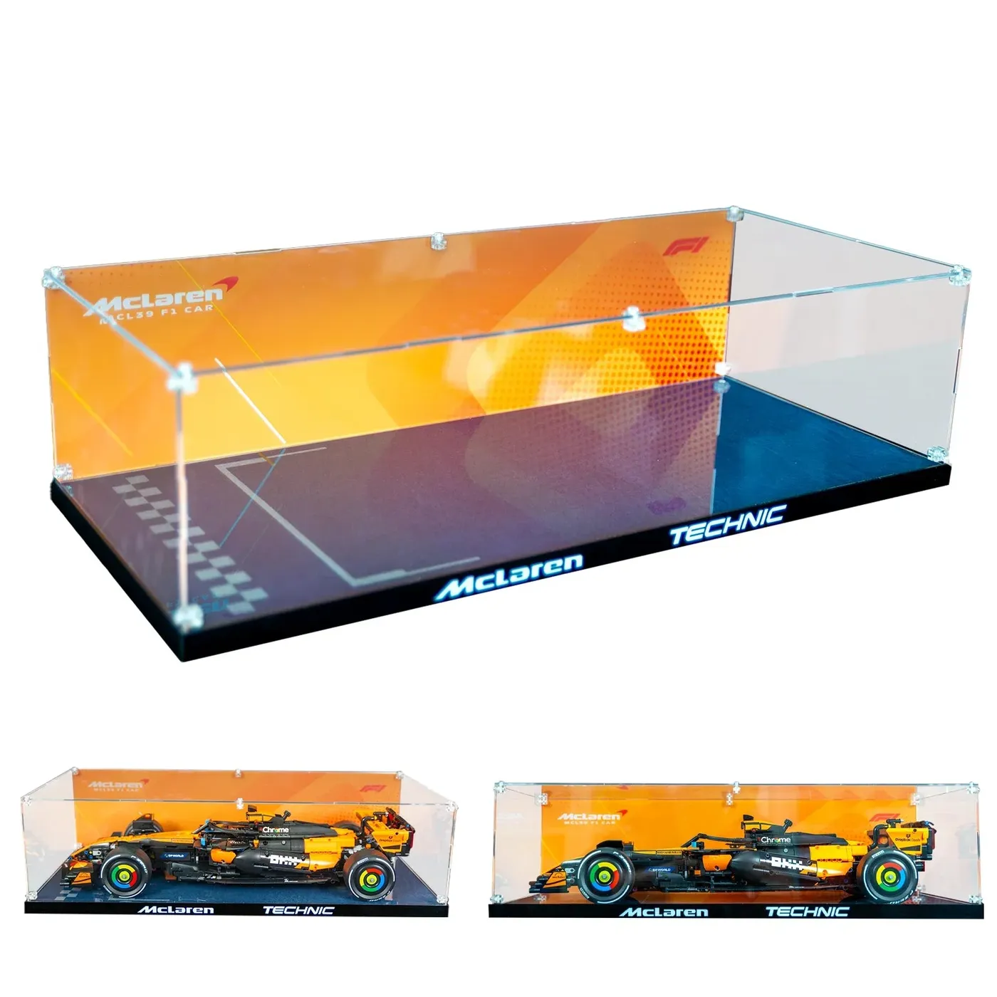 Premium eksponavimo dėžė, suderinama su LEGO® Technic™ McLaren MCL39 F1® Race Car 42228 — 8