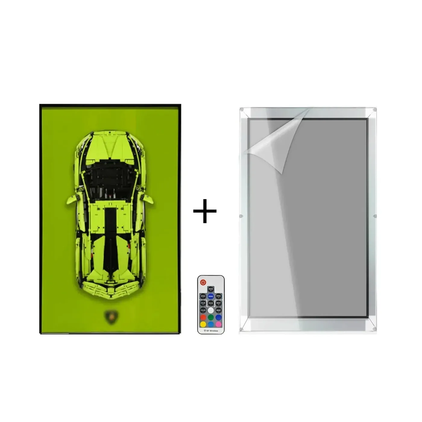 Display Wall Mount for LEGO 42115 Technic™ Lamborghini Sián FKP 37 — 18