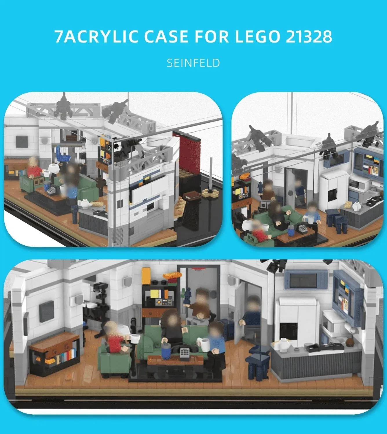 Vitrine für Lego Ideas Seinfeld 21328 — 4