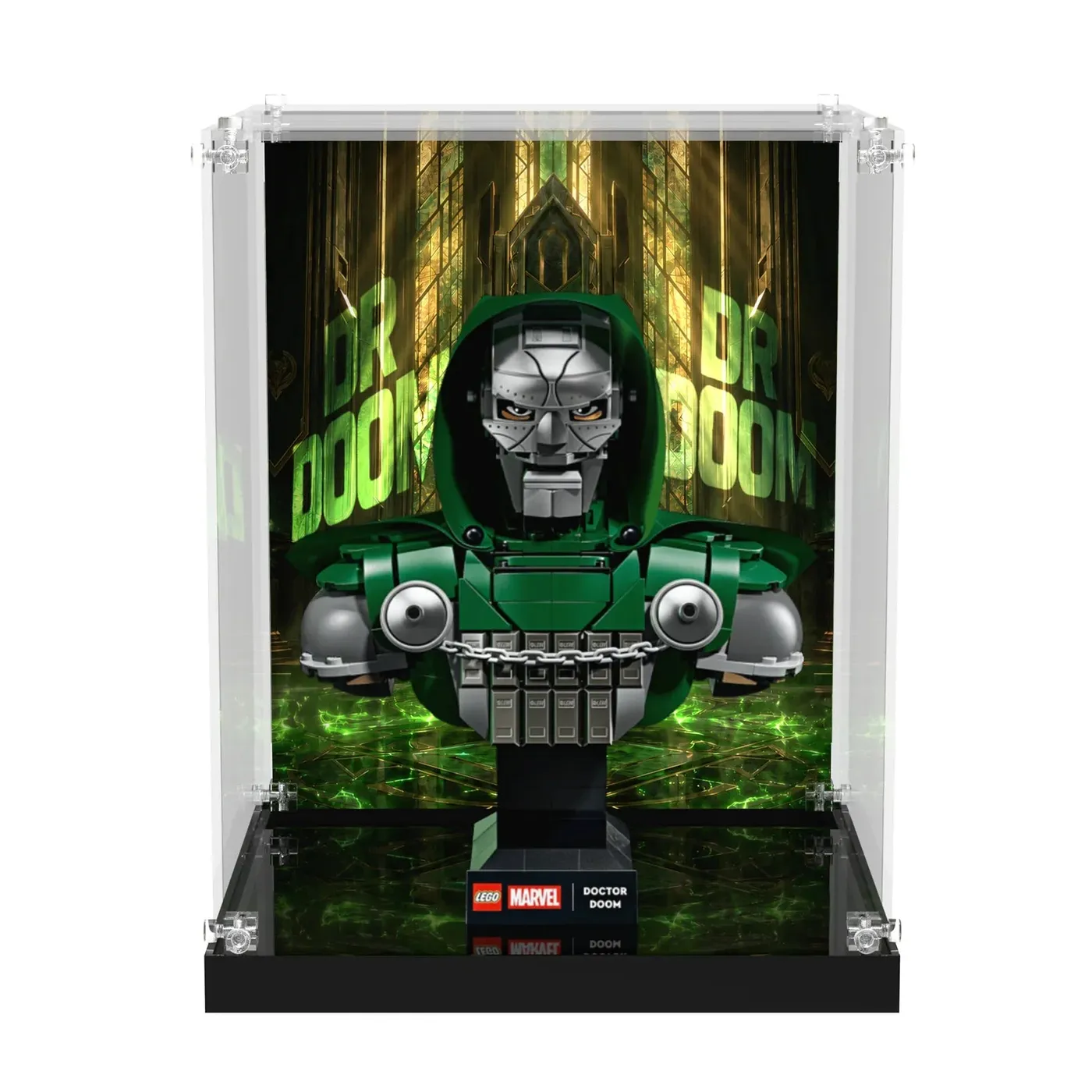 Acryl-Vitrine für LEGO Marvel Doctor Doom Bust 76345
