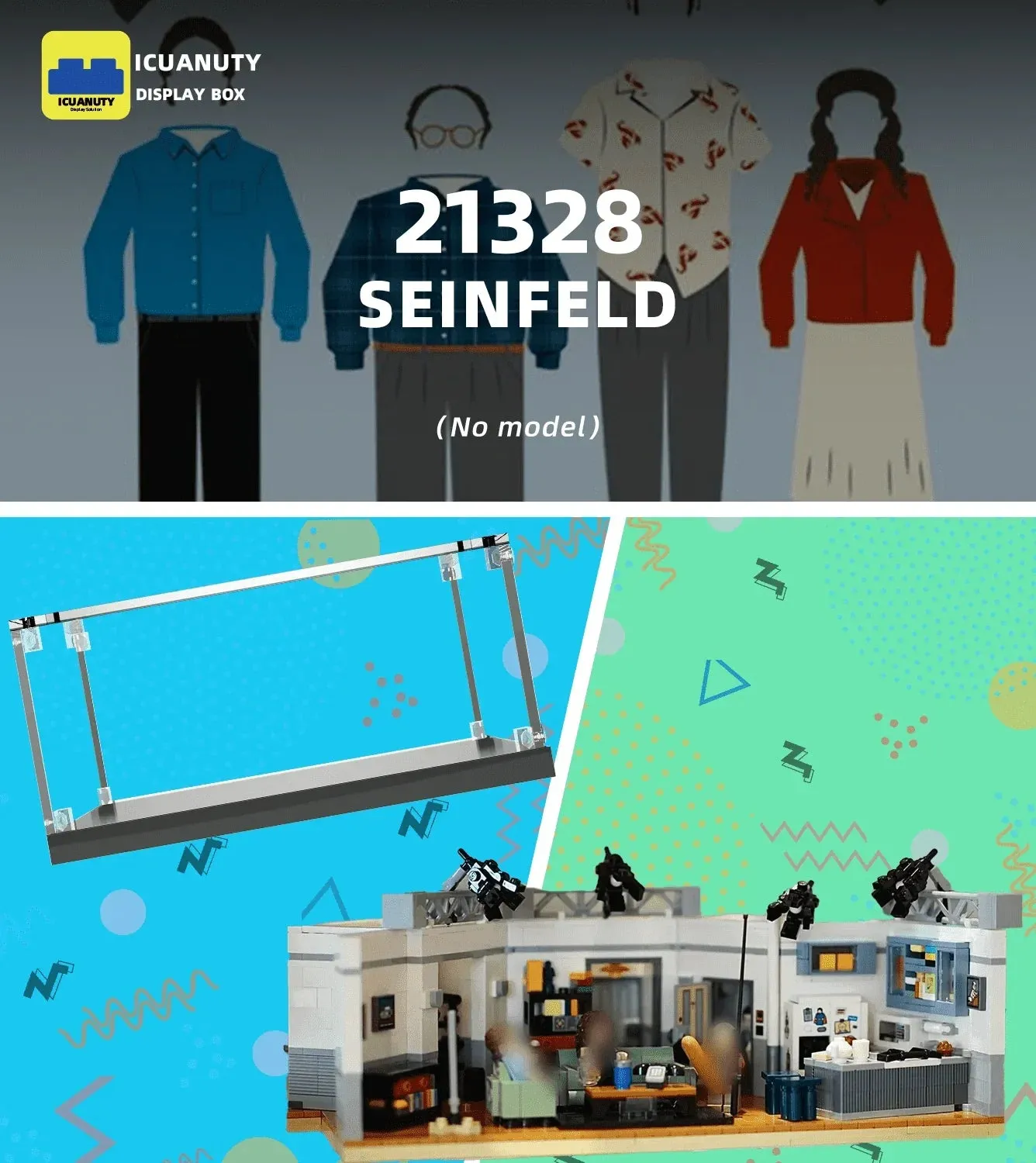 Vitrine für Lego Ideas Seinfeld 21328 — 6