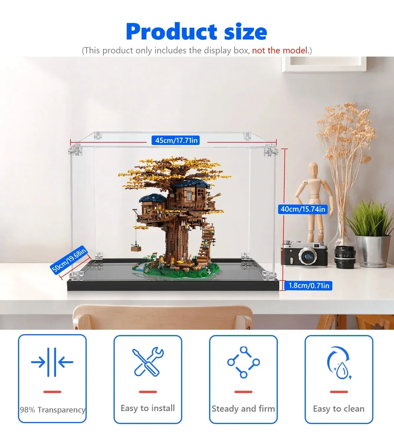 Gablota ekspozycyjna do LEGO Ideas The Tree House 21318 — 5