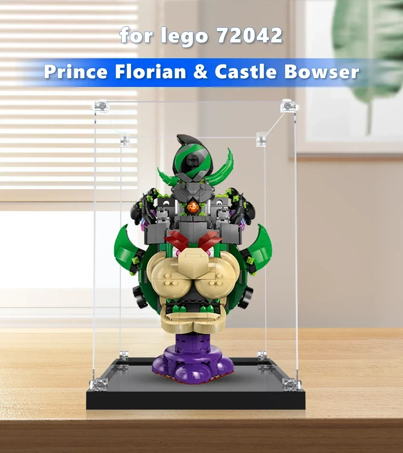Display case for LEGO® Super Mario™ Prince Florian & Castle Bowser 72042 — 3
