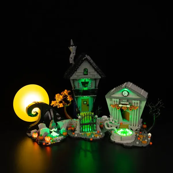 Premium Light Kit Compatible with LEGO Ideas Disney Tim Burton's The Nightmare Before Christmas 21351