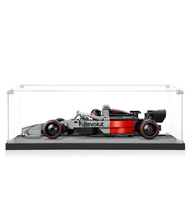 Premium-Vitrine kompatibel mit LEGO Speed Champions Audi Revolut F1 Team R26 Race Car 77259