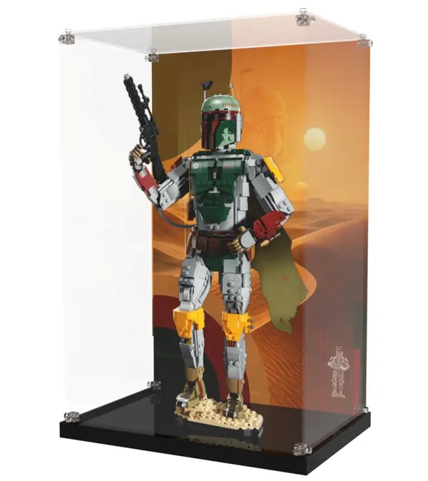 Display case for LEGO Star Wars™ Boba Fett™ 75455