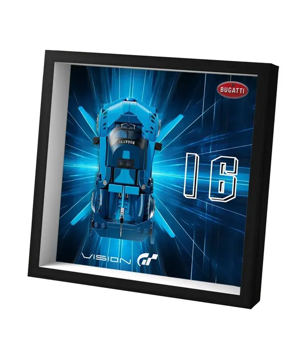 Eksponavimo rėmas, skirtas LEGO Speed Champions Bugatti Vision GT 77253
