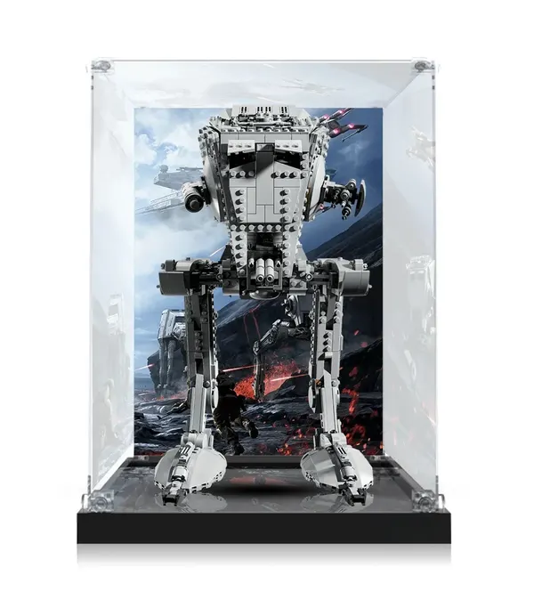 Display case for LEGO® Star Wars AT-ST Walker 75417
