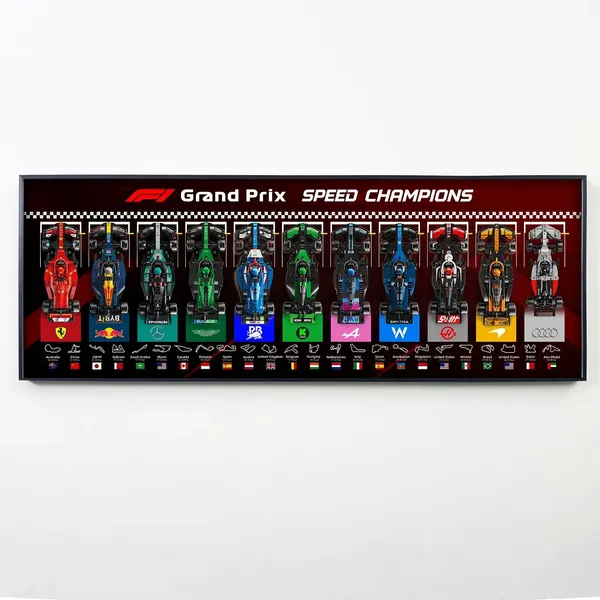 Display Wall Frame for LEGO Speed Champions F1 Series /horizontal New 2026