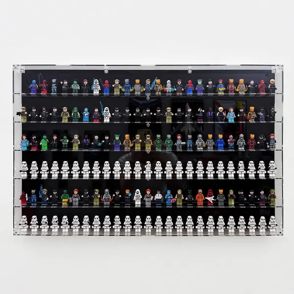 Display Case for LEGO® Minifigures | 6-Tier Universal Showcase (Fits 150 Figures)