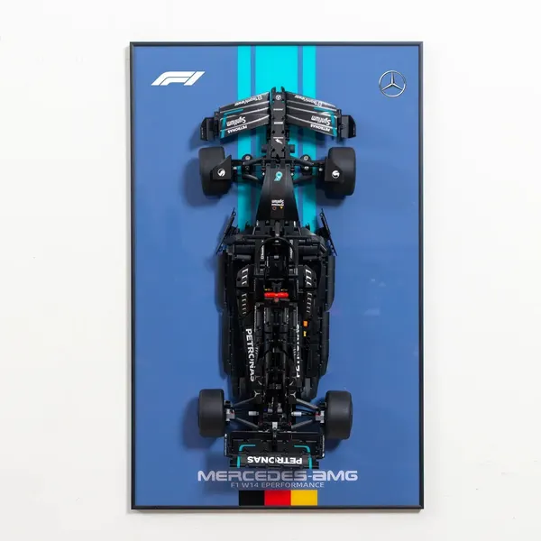 Wand-Displayrahmen für LEGO Technic™ Mercedes-AMG F1 W14 E Performance 42171