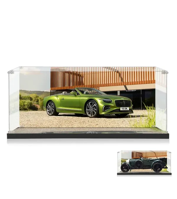 Vitrine für den Oldtimer MouldKing Bentley Blower 13191