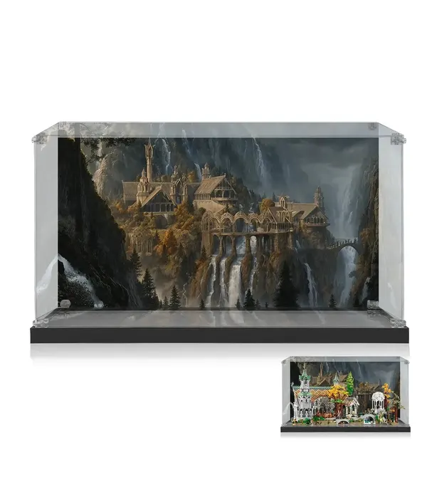 Exklusiv akrylmonter för LEGO® Icons THE LORD OF THE RINGS: RIVENDELL™ (10316)