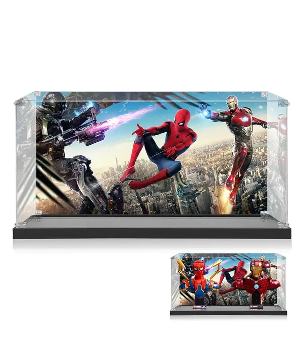 Eksponavimo dėžė LEGO® Marvel Spider-Man 76326 + Iron Man 76327