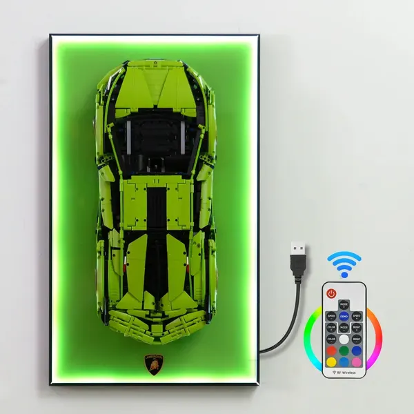 Display Wall Mount for LEGO 42115 Technic™ Lamborghini Sián FKP 37