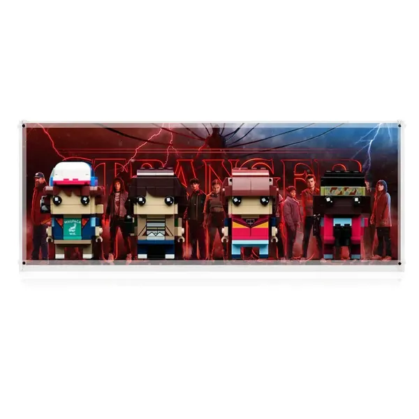 Display Frame compatible with LEGO® BrickHeadz™ Stranger Things 40879/40801