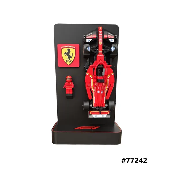 Vertikalus F1 eksponavimo stovas LEGO Speed Champions modeliams