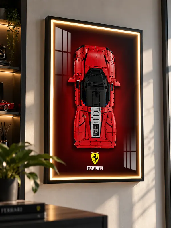 Wand-Displayrahmen für LEGO® 42143 Technic™ Ferrari Daytona SP3