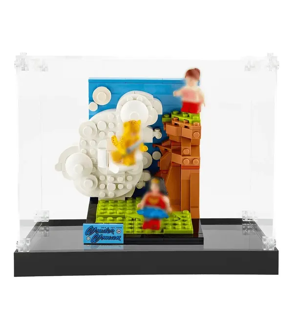 Display case for LEGO Wonder Woman 77906