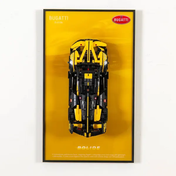 Wall Frame for LEGO Technic Bugatti Bolide 42151