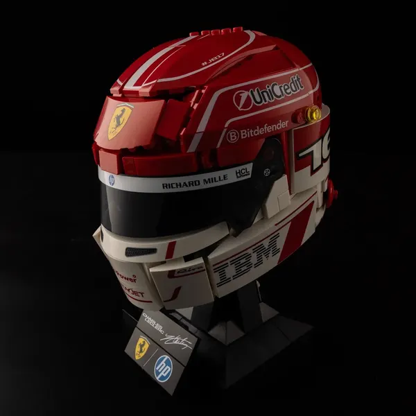 Premium-Beleuchtungsset kompatibel mit LEGO® Editions Scuderia Ferrari HP Charles Leclerc Helmet 43014