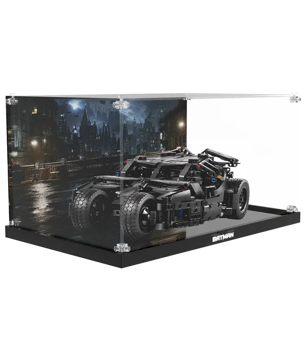 Display case for LEGO Batman™ Batmobile™ Tumbler 42239