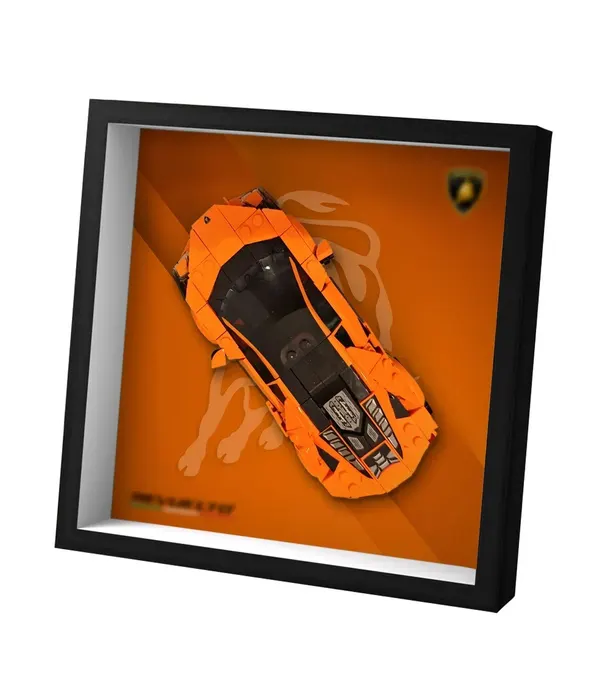 Picture frame for LEGO® Speed Champions Lamborghini Revuelto & Huracán STO 77238