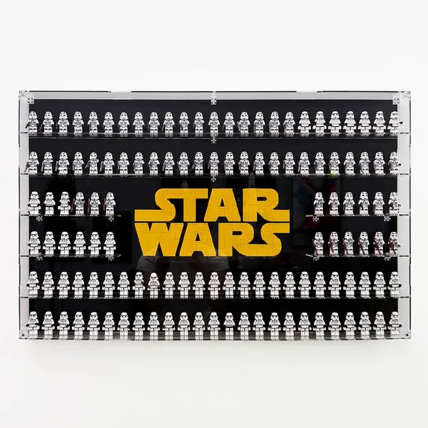 Vitrine für LEGO® Star Wars Minifiguren – für 150 Figuren, 6-stufige Galactic Minifiguren-Vitrine