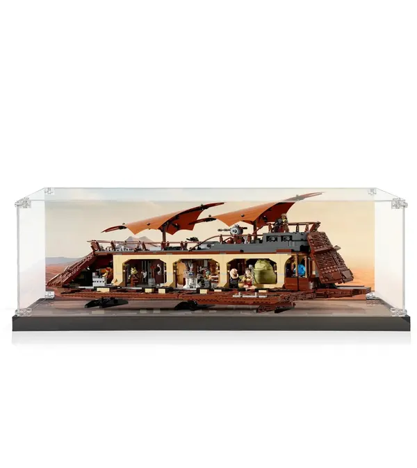 Premium Painted Acrylic Display Case for LEGO® Star Wars™ Jabba's Sail Barge™ (75397)