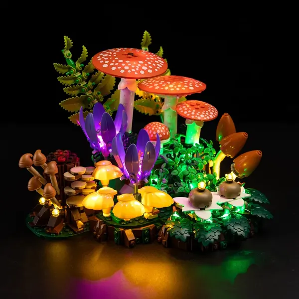Premium Light Kit Compatible with LEGO Botanicals Woodland Mushrooms 11505