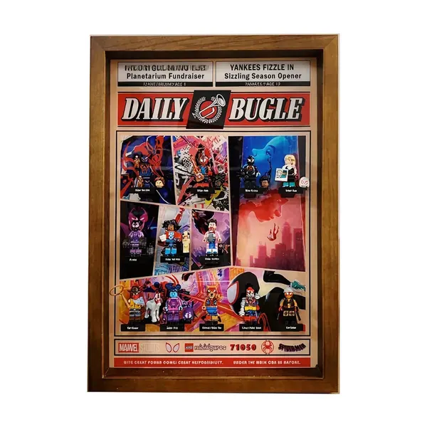 Display picture frame for LEGO® Minifigures 71022 71028 71030 71050 71047