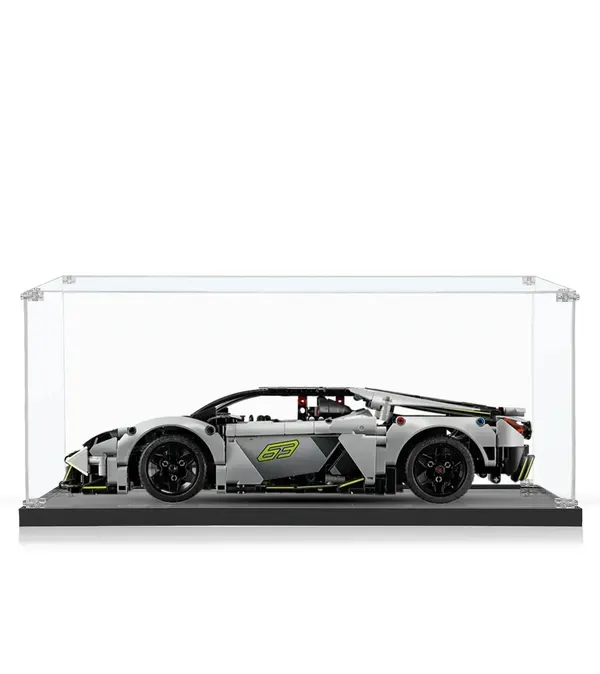 Vitrine für LEGO® Technic™ Lamborghini Revuelto Super Sports Car (Maßstab 1:12) 42214