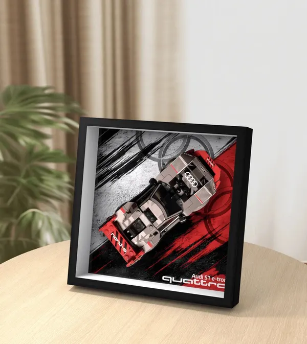 Ramka ekspozycyjna do samochodu LEGO Speed Champions 2024 Audi S1 e-tron quattro 76921