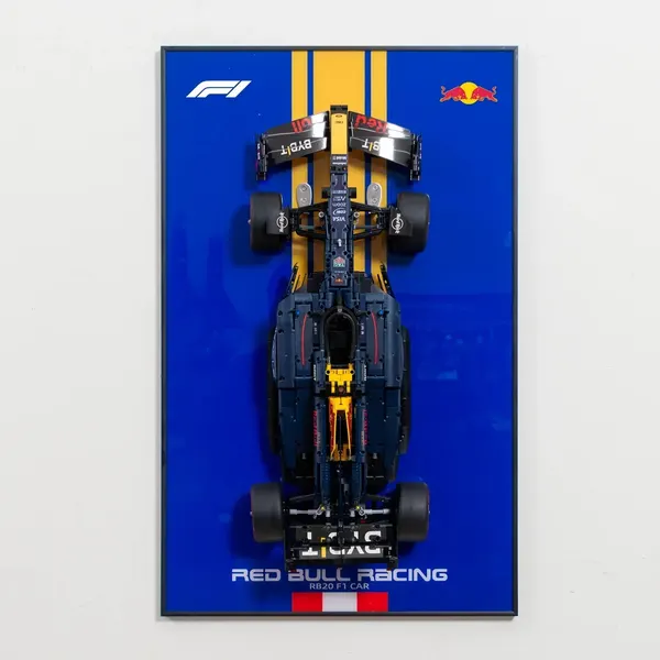 Wall Display Frame For LGEO Technic™ Oracle Red Bull Racing RB20 F1 Car 42206
