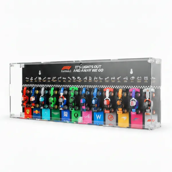 Premium Wall-Mounted Display Case for LEGO® Collectible Minifigures Series 71049