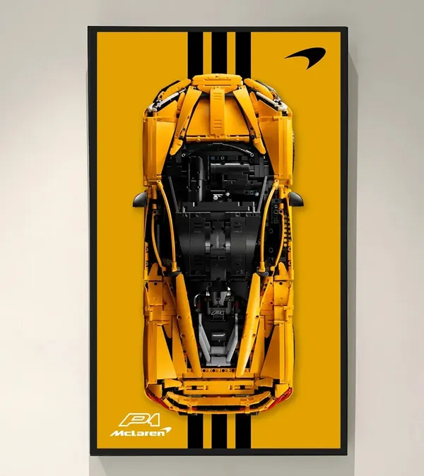 Display Wall Mount for Lego Technic McLaren P1 42172