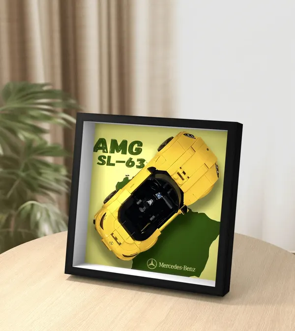 Displayram för bilmodellen LEGO Speed Champions Mercedes-AMG SL 63 76924