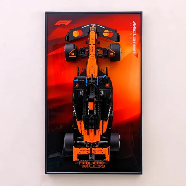 Premium Wall Display Frame for LEGO Technic McLaren MCL39 F1 Car (42228)