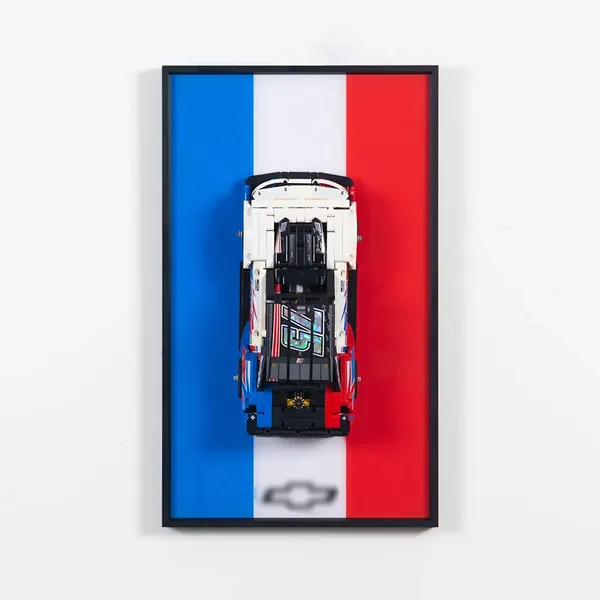 Wand-Displayrahmen kompatibel mit LEGO® Technic™ NASCAR® Next Gen Chevrolet Camaro ZL1 42153