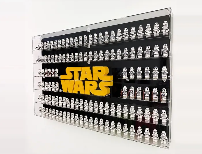 Minifiguren-Vitrine