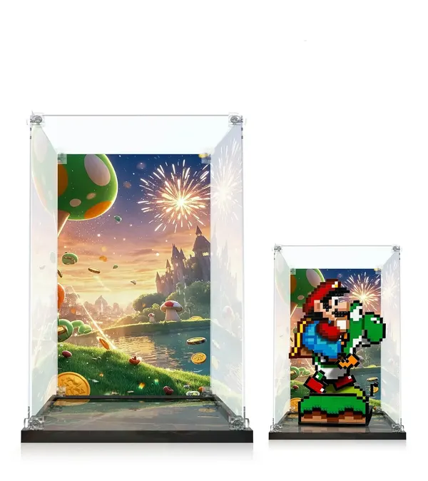 Vitrine für LEGO Super Mario World™: Mario & Yoshi 71438
