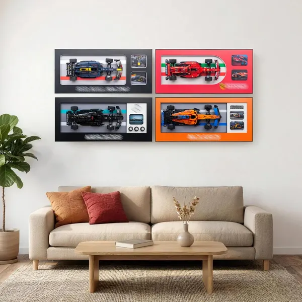 Wall Display Collection for LEGO Technic™ F1 Racing Cars 42206 42207 42171 42141